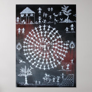 Traditional Taarpa Dance Poster