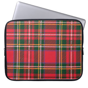 Traditional Tartan Plaid Seamless Wallpaper Laptop Sleeve