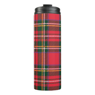 Traditional Tartan Plaid Seamless Wallpaper Thermal Tumbler