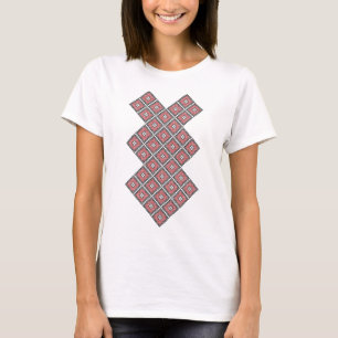Traditional Tatreez Embroidery Pattern#16 T-Shirt