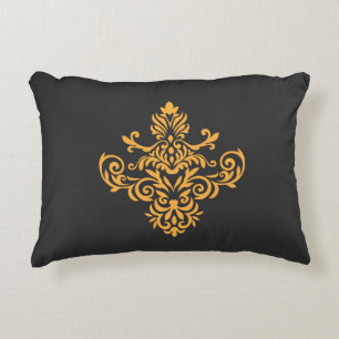 Traditional Tattoo Art Inspired Design Decorative Cushion