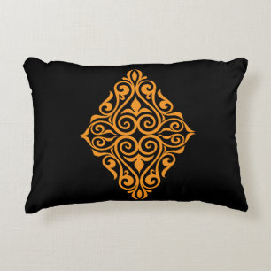 Traditional Tattoo Art Inspired Design Decorative Cushion