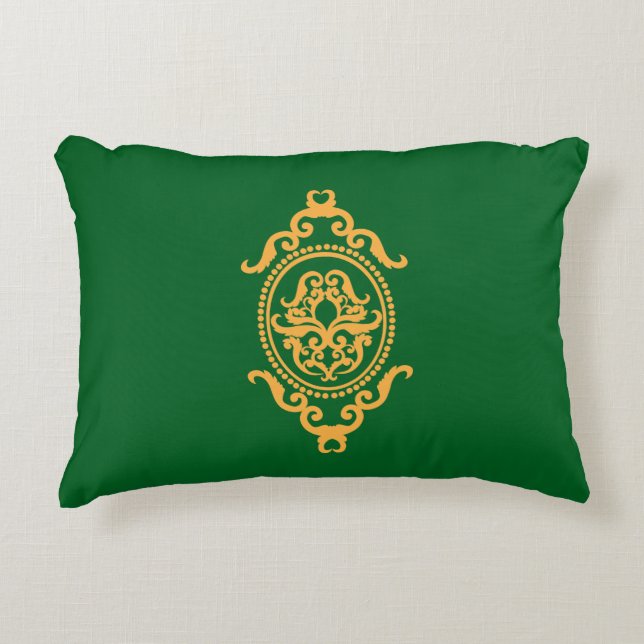 Traditional Tattoo Art Inspired Design Decorative Cushion (Front)