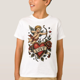 Traditional Tattoo Heart T-Shirt