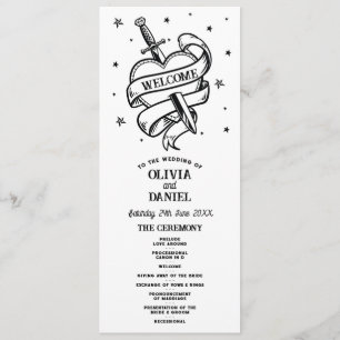 Traditional Tattoo Wedding Heart Ceremony Details Programme