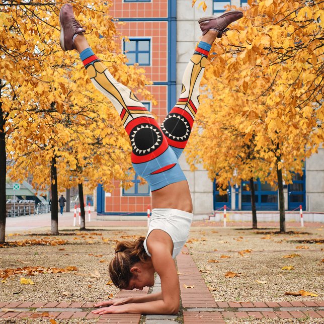 traditional tiki mask leggings (Creator Uploaded)