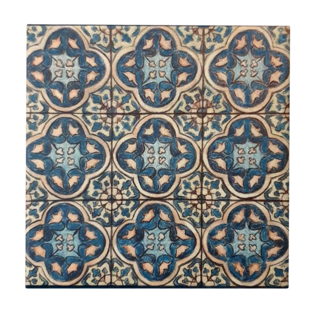 Traditional tiles vintage art ceramic tile (Front)