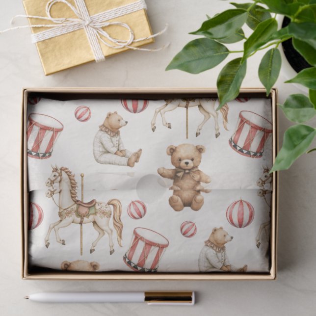 Traditional Toys Festive  Tissue Paper (Gift)