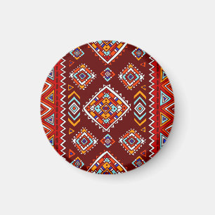Traditional tribal, ethnic seamless texture. magnet