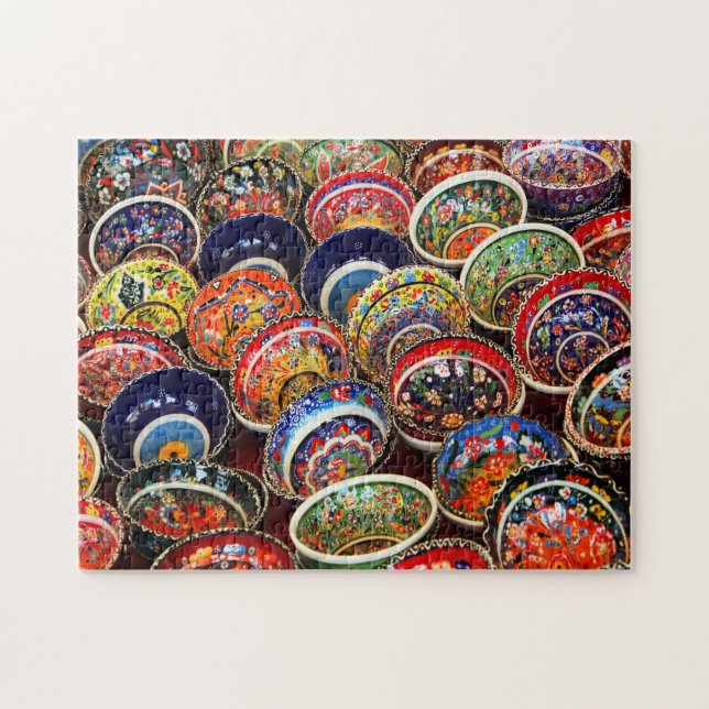 Traditional Turkish Bowls Jigsaw Puzzle (Horizontal)