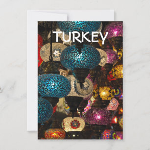 Traditional Turkish lamps Invitation