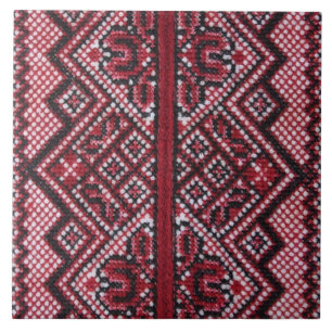Traditional Ukrainian Design Tile