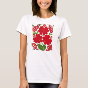 Traditional Ukrainian Petrykivka painting ornament T-Shirt