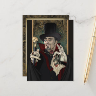 Traditional Vampire Postcard