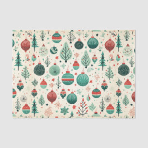 Traditional Vintage Christmas Decoupage Tissue Paper