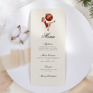 Traditional Vintage Christmas Menu
