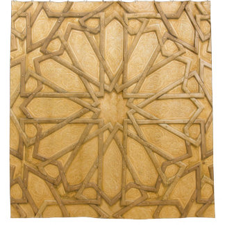 Traditional vintage detail of door, Morocco Shower Curtain