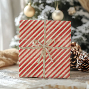 Traditional Vintage Red Christmas Wrapping Paper