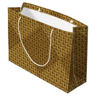 TRADITIONAL WEAVING DESIGN LARGE GIFT BAG