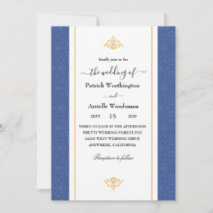 traditional wedding invitation