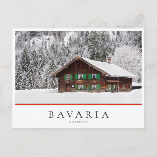 Traditional wooden house in Bavaria, Germany Postcard