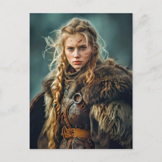 Traditionally dressed Viking women Postcard