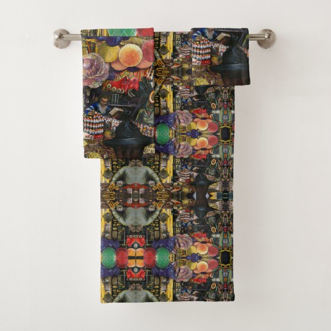 Traditions of Ancient Commerce, Jerusalem Bath Towel Set (Insitu)