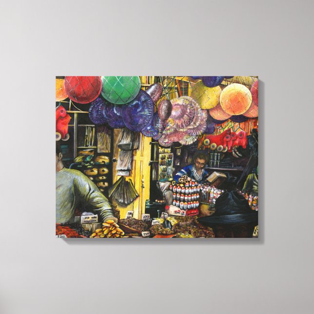 Traditions of Ancient Commerce, Jerusalem Canvas Print (Front)