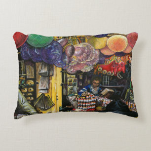 Traditions of Ancient Commerce, Jerusalem Decorative Cushion