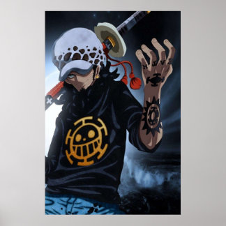 trafalgar d law room poster