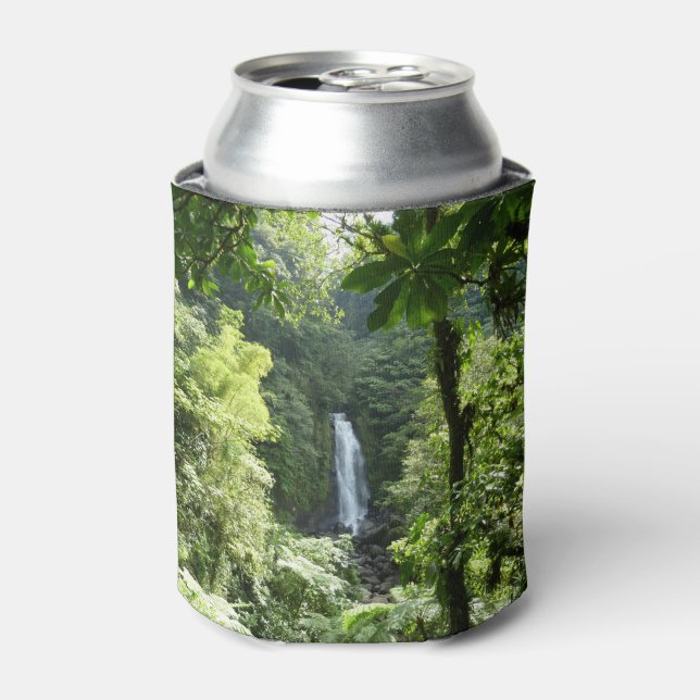 Trafalgar Falls Tropical Rainforest Photography Can Cooler (Can Front)