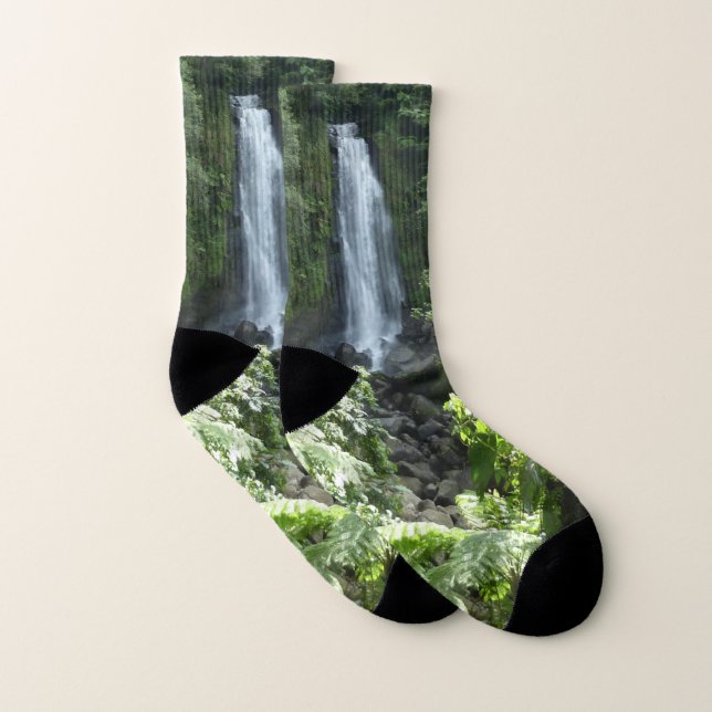 Trafalgar Falls Tropical Rainforest Photography Socks (Pair)