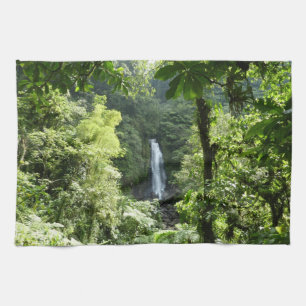 Trafalgar Falls Tropical Rainforest Photography Tea Towel