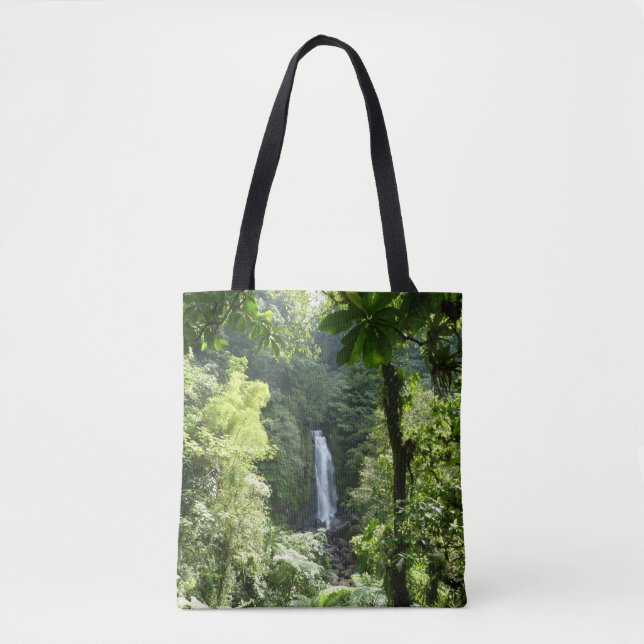 Trafalgar Falls Tropical Rainforest Photography Tote Bag (Front)