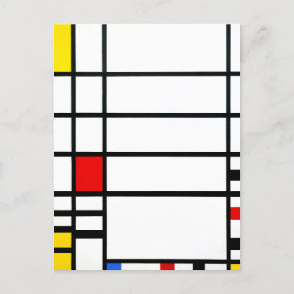 Trafalgar Square by Piet Mondrian - Modern Art  Postcard