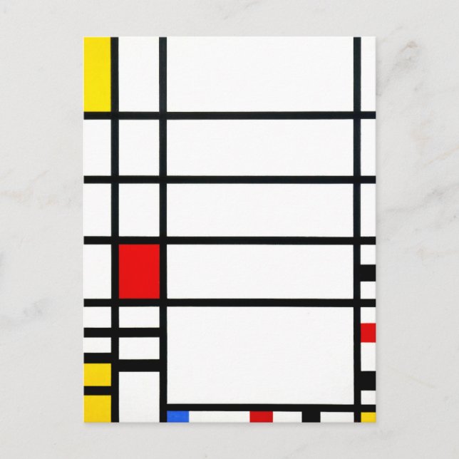 Trafalgar Square by Piet Mondrian - Modern Art  Postcard (Front)