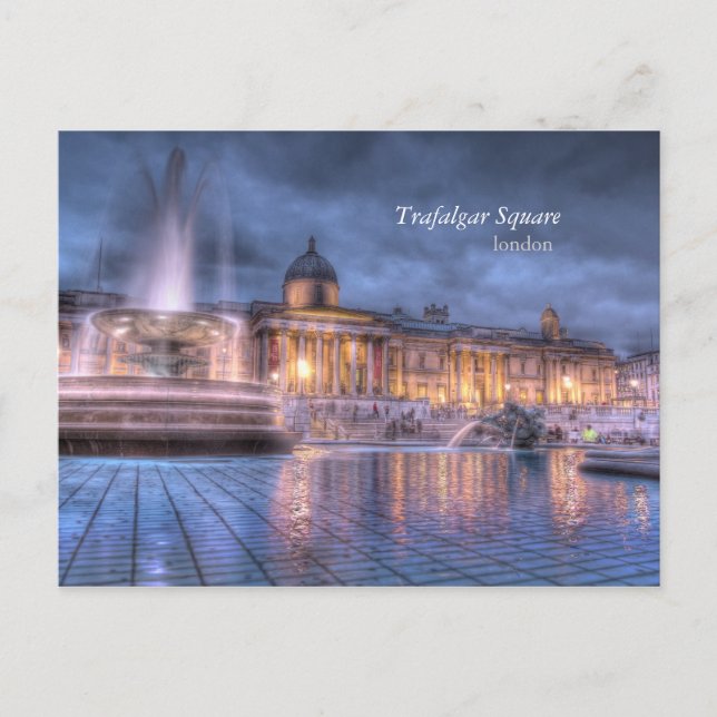 Trafalgar Square in London Postcard (Front)