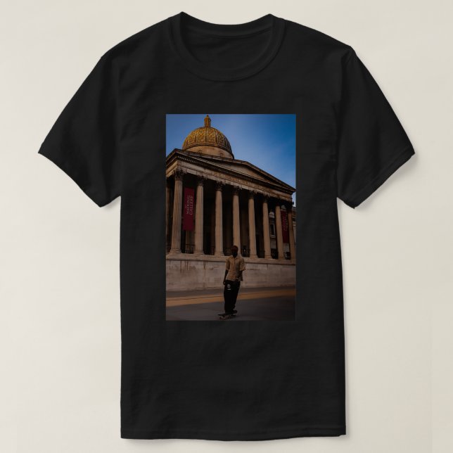 Trafalgar Square Skater Long T-Shirt (Design Front)