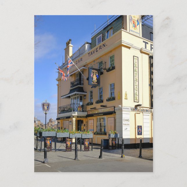 Trafalgar Tavern, Greenwich, London UK Postcard (Front)