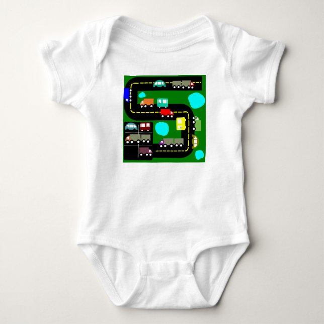Traffic  baby bodysuit (Front)