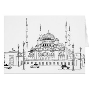 Traffic by mosque