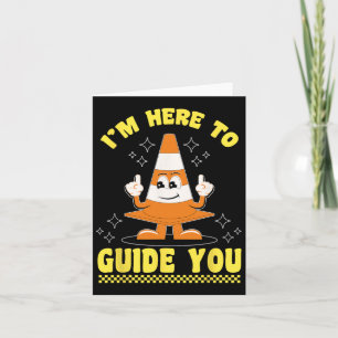 Traffic Cone Halloween Costume I'm Here To Guide Y Card