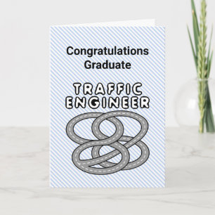 Traffic Engineer Highway Interchan Graduation card
