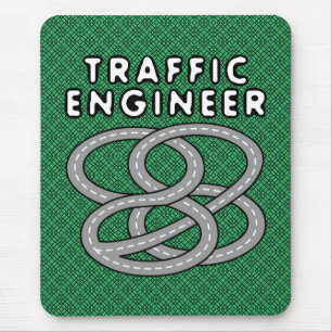 Traffic Engineer Highway Interchange Mouse Mat