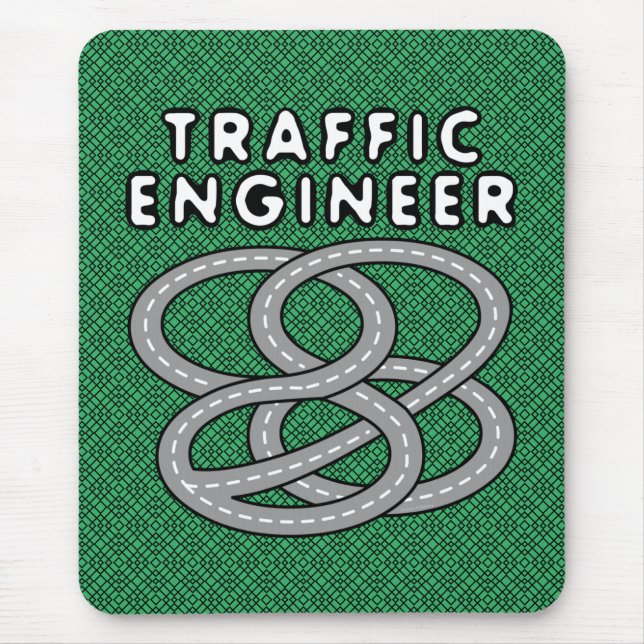 Traffic Engineer Highway Interchange  Mouse Mat (Front)