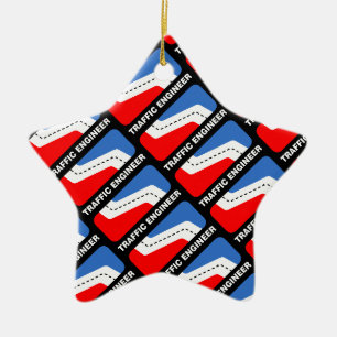 Traffic Engineer League Ceramic Tree Decoration
