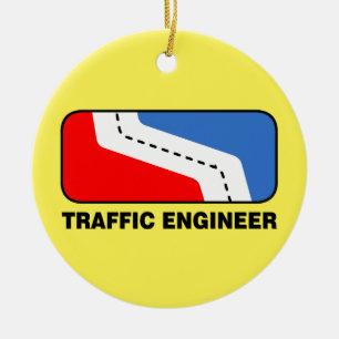 Traffic Engineer League Ceramic Tree Decoration
