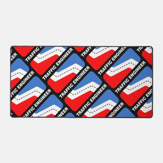Traffic Engineer League Desk Mat (Front)