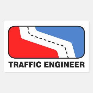 Traffic Engineer League  Rectangular Sticker