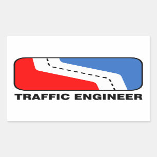 Traffic Engineer League  Rectangular Sticker